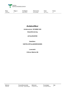 Avtal produkter utrustning - Mall