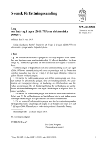 Svensk författningssamling