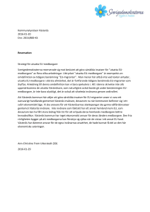 Reservation KS 2016-01-20 - Sverigedemokraterna i Västerås