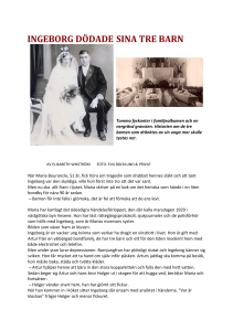 ingeborg dödade sina tre barn