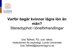 Una Tellhed power point