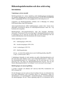 Vägledning 2000:5 Räkenskapsinformation och dess arkivering
