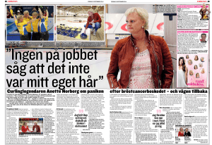 och vägen tillbaka Curlinglegendaren anette