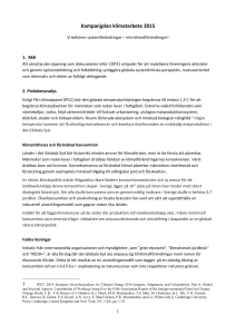 Kampanjplan klimatarbete 2015