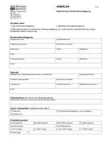anmälan om registrering