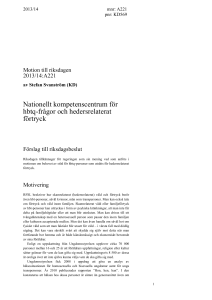 Motivering - Riksdagens öppna data