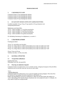 Citalopram Sandoz film-coated tablet SmPC