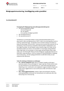 Blodgruppsimmunisering, handläggning under graviditet