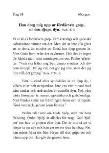 Dag 24 morgon