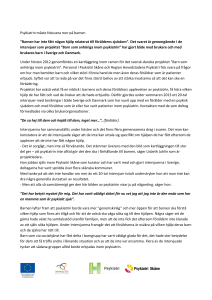 Psykiatrin måste fokusera mer på barnen ”Barnen har inte fått någon