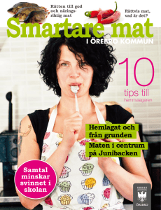 Maten i centrum på Junibacken Hemlagat och
