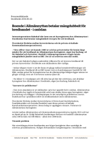 Boende i Allmännyttan betalar mångdubbelt för
