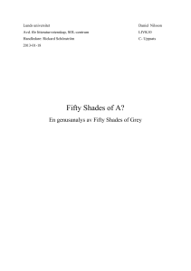 Fifty Shades of A? - Lund University Publications