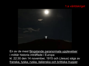 Jesus och 1:a världskriget