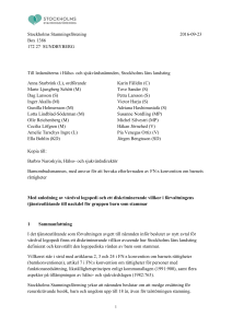 Skrivelse SSF HSN 201609-00 - Stockholms Stamningsförening