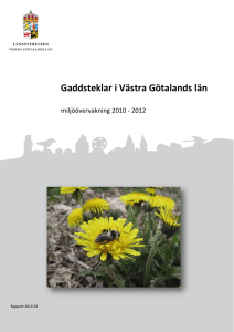 Gaddsteklar i Västra Götalands län