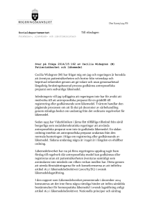 Patientsäkerhet och läkemedel