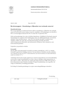 Granskning av följsamhet mot tecknade