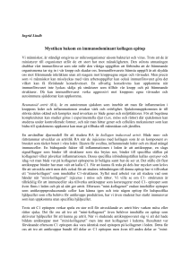 Mystiken bakom en immunodominant kollagen