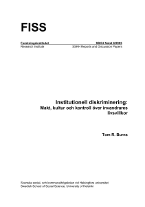 Institutionell diskriminering:
