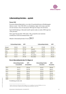 Läkemedelsprisindex – apotek