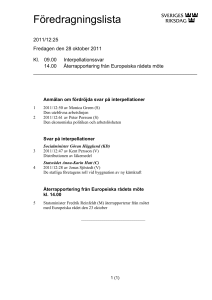 Fredagen den 28 oktober 2011