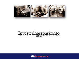 Investeringssparkonto