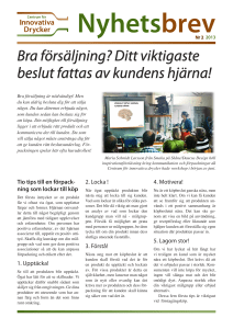 Bra försäljning? Ditt viktigaste beslut fattas av kundens hjärna!