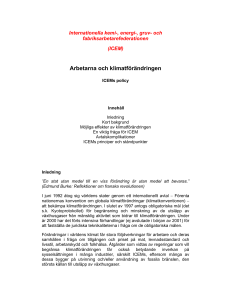 Arbetarna och klimatförändringen