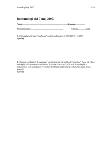 Immunologi-del 7 maj 2007.