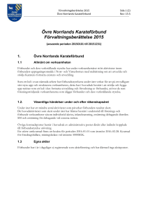 1. Övre Norrlands Karateförbund