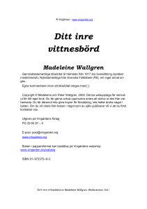 Ditt inre vittnesbörd