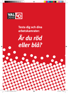 Är du röd eller blå?