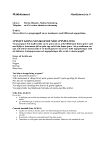 Lokal Pedagogisk Planering