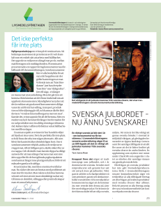 svenska julbordet – nu ännu svenskare!
