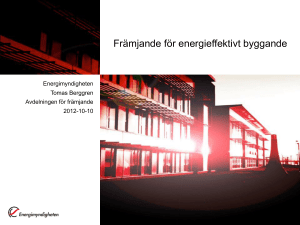 De nya energikraven