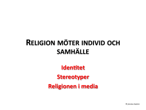 religion möter individ och samhälle