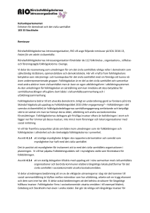 Kulturdepartementet Enheten för demokrati och det civila samhället