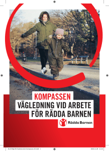 KOMPASSEN VÄGLEDNING VID ARBETE FÖR RÄDDA BARNEN