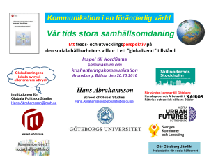 hållbar regional tillväxt och attraktionskraft