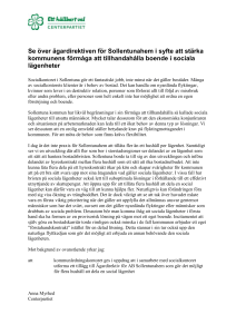 Sociala lägenheter