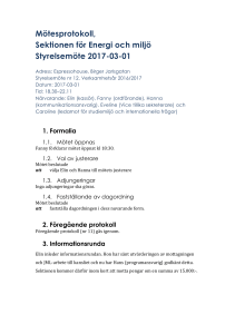 Mötet beslutade att lägga fram styrelsens proposition om budget 17