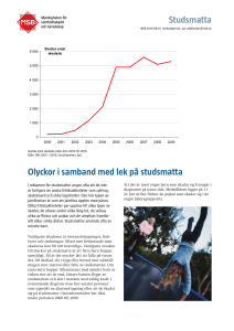 Studsmatta Olyckor i samband med lek på studsmatta