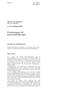 Motivering - Riksdagens öppna data