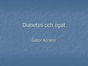 Diabetes och ögat