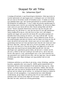 Skapad för att Tillbe