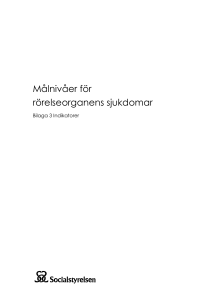 Bilaga 3 - Indikatorer