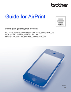 Guide för AirPrint