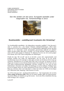 tentamen (Word 44 kB) - Historiska institutionen