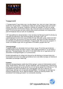 Information om Truppgymnastik